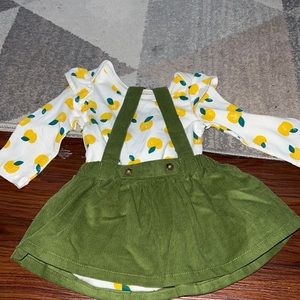 Cute spring or fall dress set!